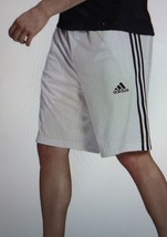 Adidas Men&#39;s Designed 2 Move 3-Stripe White Shorts 3XL 510-14 - £15.15 GBP