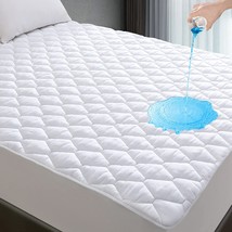 Twin Xl Mattress Protector For College Dorm Room, Waterproof Breathable, White - £35.82 GBP