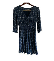 Fat Face Jersey Wrap Dress - Blue Coral Print Size 2 USA - £27.91 GBP