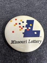 Vintage Missouri Lottery Pinback Button Pin 2 1/4" Round - £3.94 GBP