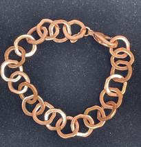 Premier Designs Copper Tone Large Link Bracelet - £6.31 GBP