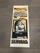 Chicago Schubas 1997 Gig POSTER The Good &amp; The Moviegoers 9&quot; x 23&quot; - $25.00