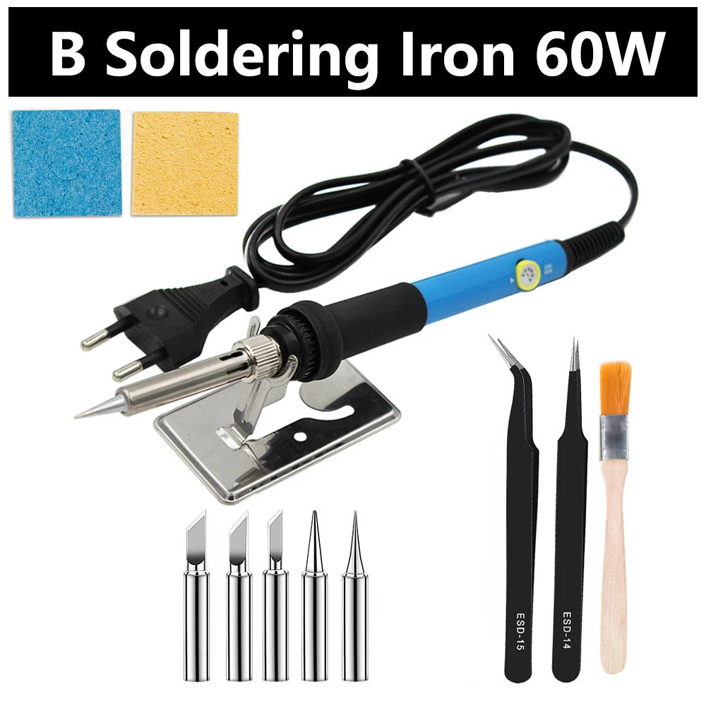 High Quality Adjustable Electric Soldering  60W Portable Microelectronic... - £104.92 GBP