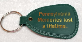 Penndot Welcome Center Keychain Pennsylvania Memories Last Green Plastic... - $11.35