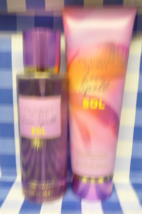 Victoria&#39;s Secret Fragrance Mist &amp; Lotion Set Lot of 2 Love Spell Sol LQQK - £22.53 GBP