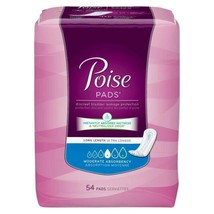 Poise Incontinence Pads Moderate Absorbency - Long, 54 Pads - $16.82