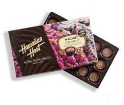 Hawaiian Host Macnut Crunch Chocolate Macadamias Oz Box (Pack Of 3 Boxes) - £50.84 GBP