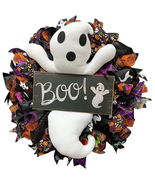 Halloween Wreaths Witch Wreath for Front Door outside Wreath Decorations - $584.43 MXN