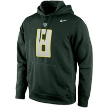 Nike Oregon Ducks #8 Performance Hoodie Green &quot;Large&quot; - £18.69 GBP