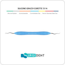 GRACEY CURETTE 13-14 SILICONE COATED SCALER DENTAL HAND INSTRUMENTS PERI... - £6.40 GBP