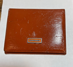 Jean Louis Scherrer Wallet Mens Leather vintage Brown Tan Paris - £25.11 GBP