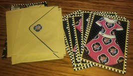 Lot of 8 Mary Engelbret Pooch & Sweetheart Note Cards Envelopes Dress Unused - $14.99