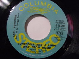 Earl Scruggs-Lonesome and A Long Way from Home-45rpm-1972-EX   Promo - £5.94 GBP