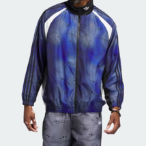 NWT men&#39;s medium adidas originals AOP all over print track top/jacket IL... - $52.24