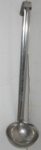 Vintage AM 4 Ounce Stainless Steel Scoop Ladle 14&quot; Long Restaurantware Utensil - £7.09 GBP