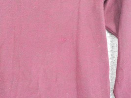 Lucky Brand Womens Sweater Sz S Maroon V-NECK Long Sleeve Blouse Soft Shirt Nwd - £7.92 GBP