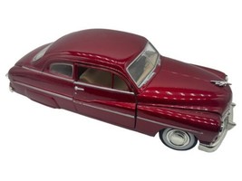 1949 Mercury Coupe 1:24 Motor Max Timeless Legends Die-Cast Car  Red - £19.55 GBP