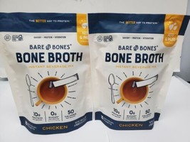 Bare Bones Bone Broth Instant Powdered Mix , Chicken - Pack Of 32 Sticks - £44.97 GBP