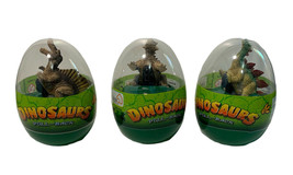 3Pack Jumbo Easter Eggs Prefilled with Large Dinosaur Pull Back Car Toy Fun - £12.63 GBP