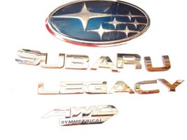 OEM 2010-2014 Subaru Legacy AWD Deck Set Lid Logo Emblem Ornament 93033A... - $35.10