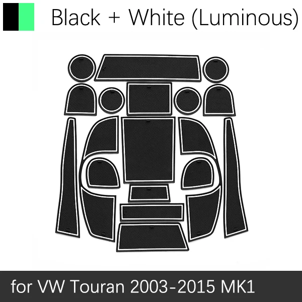 for VW  Touran MK1 2003~2015 Anti-slip Mat Door Groove Cup pad Gate slot Coaster - £73.23 GBP