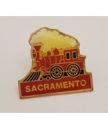 SACRAMENTO CA Steam Train Locomotive Railroad Lapel Hat Pin Souvenir Pin... - €14,44 EUR
