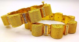 Vintage Antique Style 22 K Yellow Gold Rajasthani Tribal Gajara Bangle Bracelet - £15,949.12 GBP