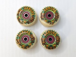 Satori Bigfoot Skateboard Wheels Limited Edition 54mm 78a LIGHTLY USED - £15.79 GBP