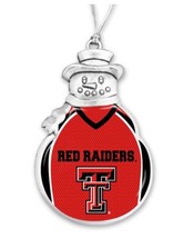 60630 Texas Tech Red Raiders Football Jersey Snowman Ornament - £13.99 GBP