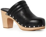 NEW $348  Paige Robbie Studded Clog In Black Leather Women&#39;s Size 9 M - $49.45