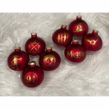 Red and Gold Harry Potter Christmas Ornaments - £32.73 GBP