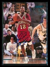 Vintage 1995 Classic Rc Autograph Basketball Card Clint Mcdaniel Kings Le - P - £11.68 GBP