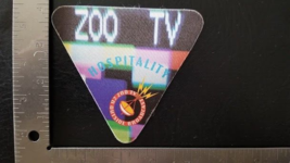 U2 / BONO / THE EDGE - VINTAGE ORIGINAL ZOO TV 1993 CONCERT CLOTH BACKST... - $16.00