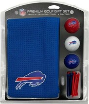 Buffalo Bills NFL Regulation Size Golf Balls Tees Microfiber Towel Set - €27,12 EUR