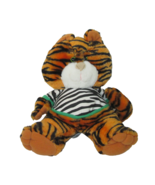 Colby Tiger Plush 12&quot; Avon Vintage Cat Purrs 1992 Stuffed Animal Push Tummy - $9.90