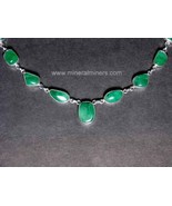 Emerald Necklace, Green, Colombian Emerald Necklace, Faceted Gemstone  - £578.14 GBP