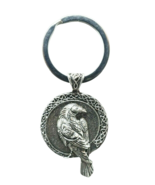 Raven Crow Keyring Odin All Father Protection  Rune Double Sided Gift He... - £4.81 GBP