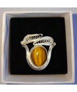 Amari Tiger Eye Filigree Ring - $420.53 CAD