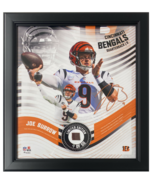 Joe Burrow Bengals Framed 15&quot; x 17&quot; Game Used Football Collage LE 9/50 - £212.74 GBP