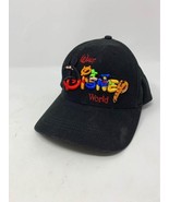 Vintage Walt Disney World Black Embroidered Snapback Baseball Cap Hat - €14,89 EUR