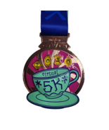 2020 Run Disney Virtual 5k Race Medal Alice In Wonderland Mad Tea Party ... - $27.02 CAD