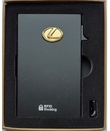 LEXUS 3d gold logo Slim  Minimalist Pop Up Wallet RFID Blocking With Cas... - $54.39 CAD