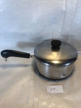 Vintage Revere Ware 1801 2 Qt. Pot with Copper Bottom &amp; Lid - £15.37 GBP