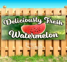 Deliciously Fresh Watermelons Advertising Vinyl Banner Flag Sign Usa - £14.13 GBP+