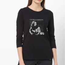 George Harrison Women&#39;s Longsleeve Black T-Shirt - £11.79 GBP