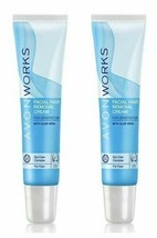 2 x Avon Works Facial Hair Removal Cream With Aloe Vera For Sensitive Skin 15ml - £9.01 GBP