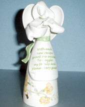 Lenox Butterfly Meadow Grant Me Success Kitchen Angel with Bell Figurine 7&quot; New - £36.48 GBP
