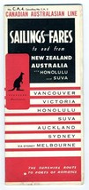 Canadian Australasian 1935 Sailings &amp; Fares Brochure New Zealand Australia  - £50.65 GBP