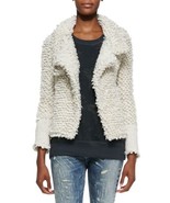 IRO Caty Jacket Looped-Knit Cream Women’s Size 40 (US 8) $558 - £147.75 GBP