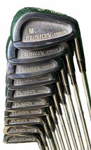 Merit Golf Fusion Forged Iron Set 1-PW S300 Stiff Steel 5i 37.5&quot; Men&#39;s RH SWEET - £307.72 GBP